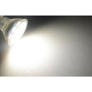 LED-Leuchtmittel, 8xLED, Spot, 125°, GU4, AC 12 V / DC 10-30 V, Verbrauch ca. 1,3 W, ca. 120 Lm, naturweiß, 4000 K, dimmbar, A+