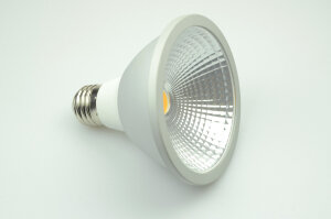 LED-Leuchtmittel, 1x10 W COB Chip, 60°, PAR 30, E27, AC 85-265 V, DC-Kompatibilität 80-230 V, Verbrauch ca. 10 W, ca. 900 Lm, für den Innenbereich, warmweiß, ca. 2700 K, CRI>90, IP65, A+