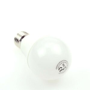 LED-Leuchtmittel, Globe 60 mm, E27, 24x 2835 SMD, 200°, 85-265 V AC , 60-269 V DC, Verbrauch ca. 12 W, ca. 1100 Lm, kaltweiß, ca. 6000 K, matt, A+