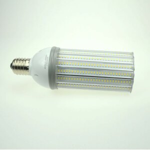LED-Straßenlampe, 162x Samsung SMD LED5630, 180°, E40, 100-277 V AC, ca. 54 W, 6517 Lm, kaltweiß, 6000 K, IP64, Gewicht 900 g, 0-320° Drehbereich, A+