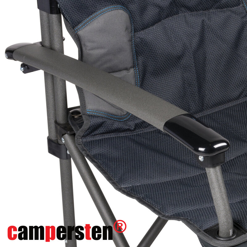 am campersten - XXL Campingstuhl EXTRA breite Sitzfläche u. 180KG