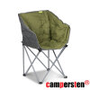 Gepolsterter Campingstuhl / Lounge-Sessel EXTREMER Komfort grün