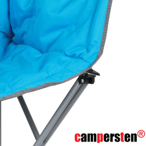 Gepolsterter Campingstuhl / Lounge-Sessel EXTREMER...