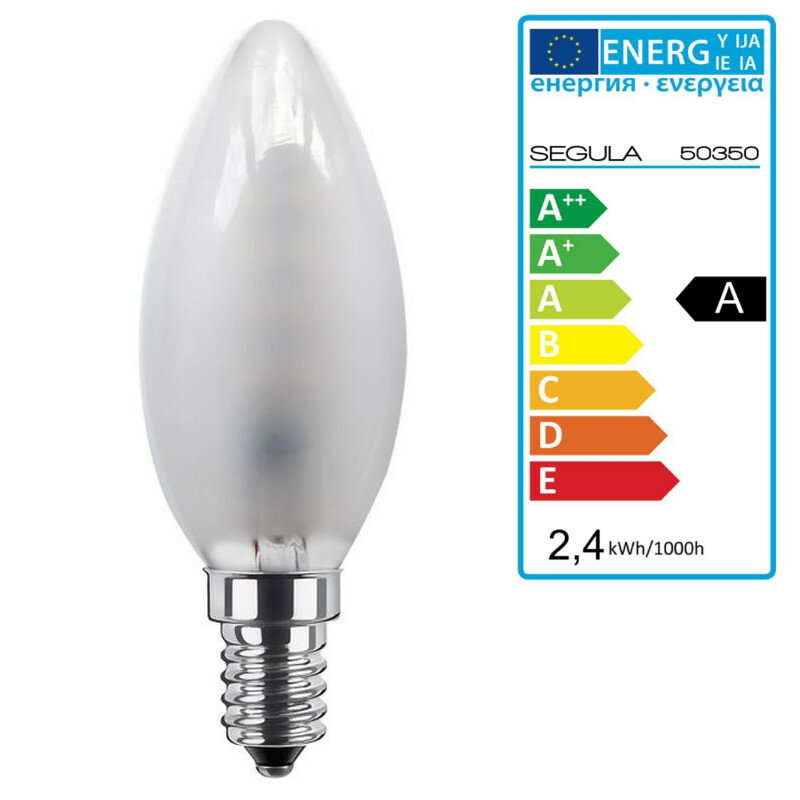 LED Kerze Standard matt E14 2,4Watt 2600K Segula 50350 LED-Lampe