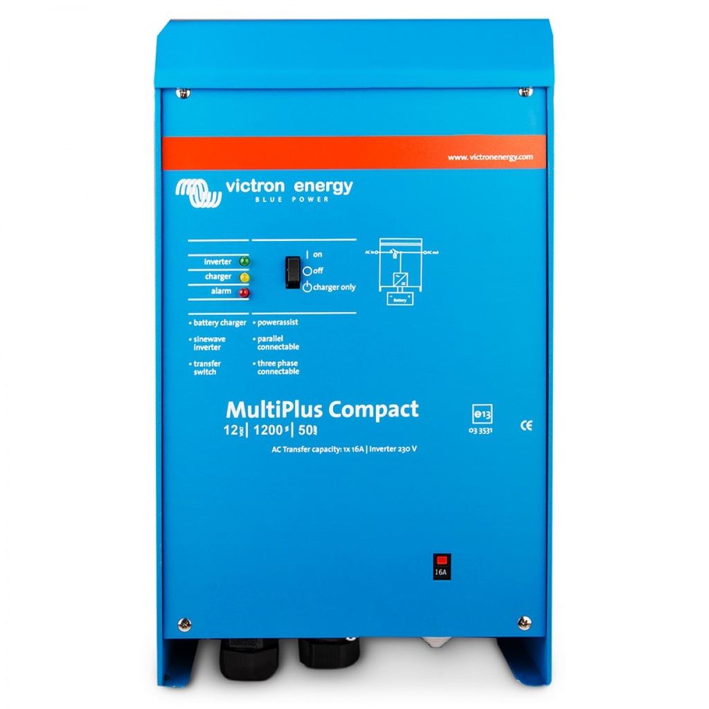 [Victron-CMP121220000] Victron MultiPlus C 12/1200/50 Wechselrichter 1000W und Ladegerät 12V wurde ersetzt durch CMP122120000
