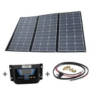 Wattstunde® SunFolder 180W Solartasche Solarmodul BASIC Set inkl. 20A Laderegler und Anschlusskabel, faltbar