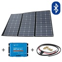 WATTSTUNDE® SunFolder 180W Solartasche Solarmodul MPPT Set+ inkl. 30A MPPT Laderegler mit Bluetooth und Anschlusskabel, faltbar