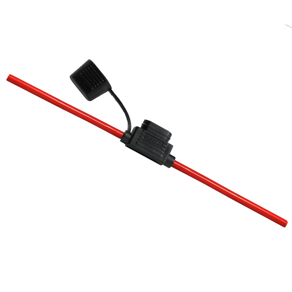 [FSH-6-MK-WD] 6,0mm² Standard KFZ 6mm² Flachsicherungshalter inkl. Kabel