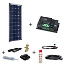 150W Wohnmobil-Solaranlage, Komplett-Set mit Hochleistungs Zellen SPR-Ultra, Votronic MPPT Laderegler und Haltespoiler, am campersten®