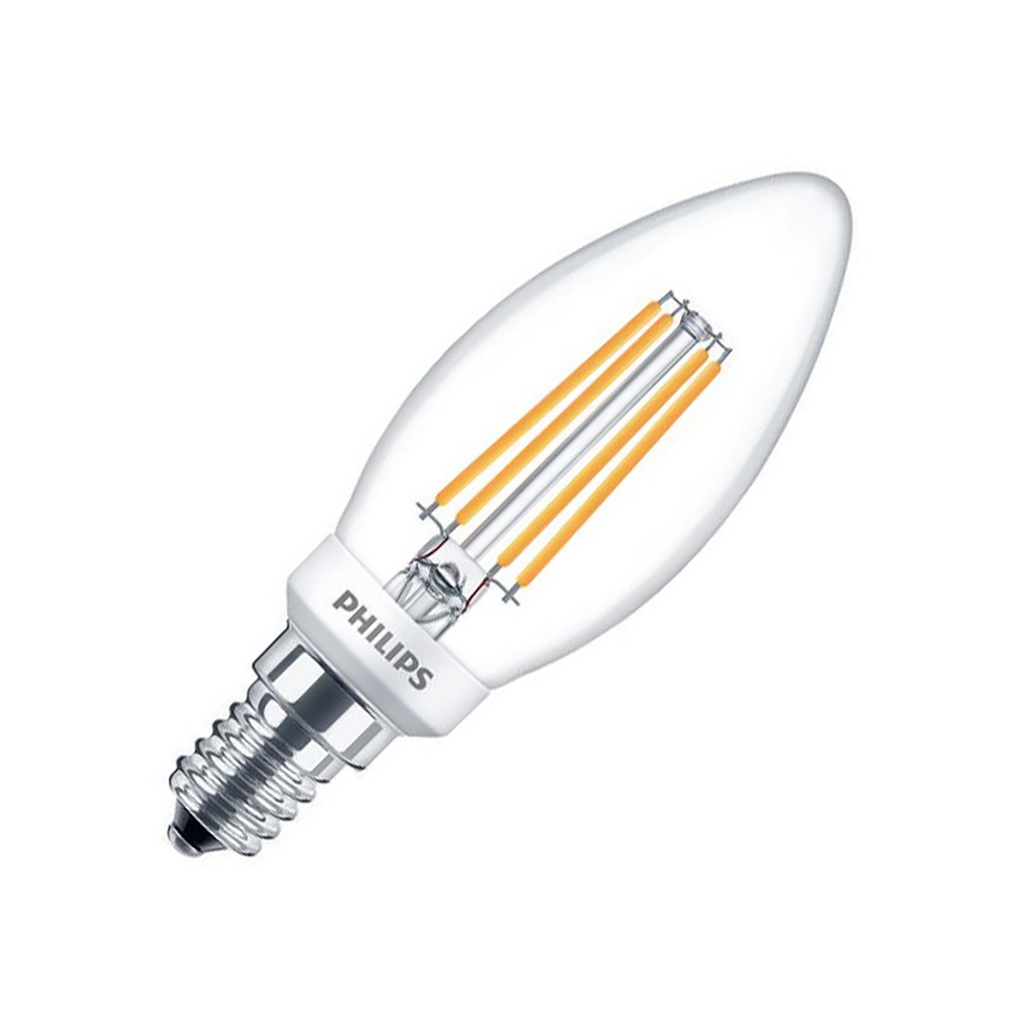 [LED5E14B35DFWW] LED Kerze E14 Dimmbar Filament PHILIPS Kerze CLA B35 5W
