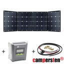 160Watt Solartaschenset FSP-2 Solarmodul Set inkl. 20A MPPT Laderegler mit Anschlusskabel, faltbar
