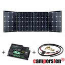 180Watt Solartaschenset FSP-2 Solarmodul Set inkl. 15A MPPT Laderegler mit Anschlusskabel, faltbar