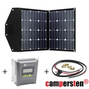80Watt Solartaschenset FSP-2 Solarmodul Set inkl. 20A MPPT Laderegler mit Anschlusskabel, faltbar