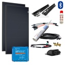 200W Wohnmobil-Solaranlage, Komplett-Set mit Schindel Zellen OLP, Victron MPPT BT Laderegler und Haltespoiler von campersten®