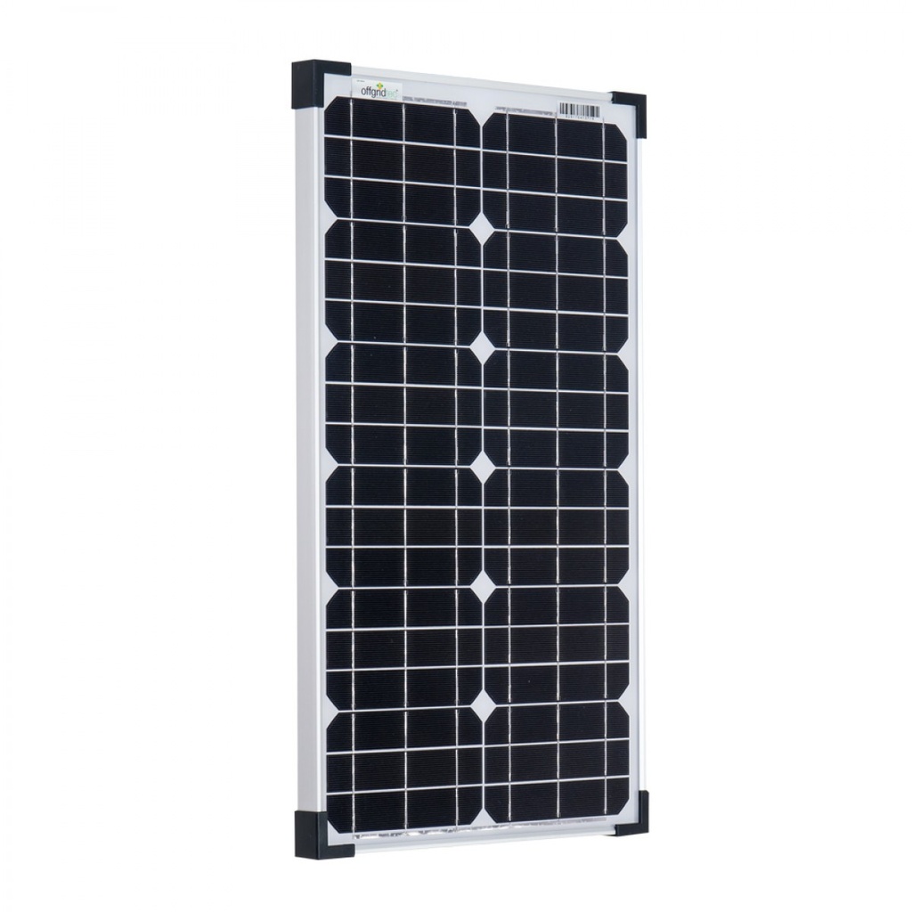 [OGT3-01-001530] Offgridtec 30W MONO 12V Solarpanel Solarmodul mit 0% Umsatzsteuer nach §12 Abs. 3 UStG