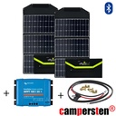 360Watt (2x180W) FSP-2 Solartasche Solarmodul MPPT Set+ inkl. 30A MPPT Laderegler mit Bluetooth und Anschlusskabel, faltbar