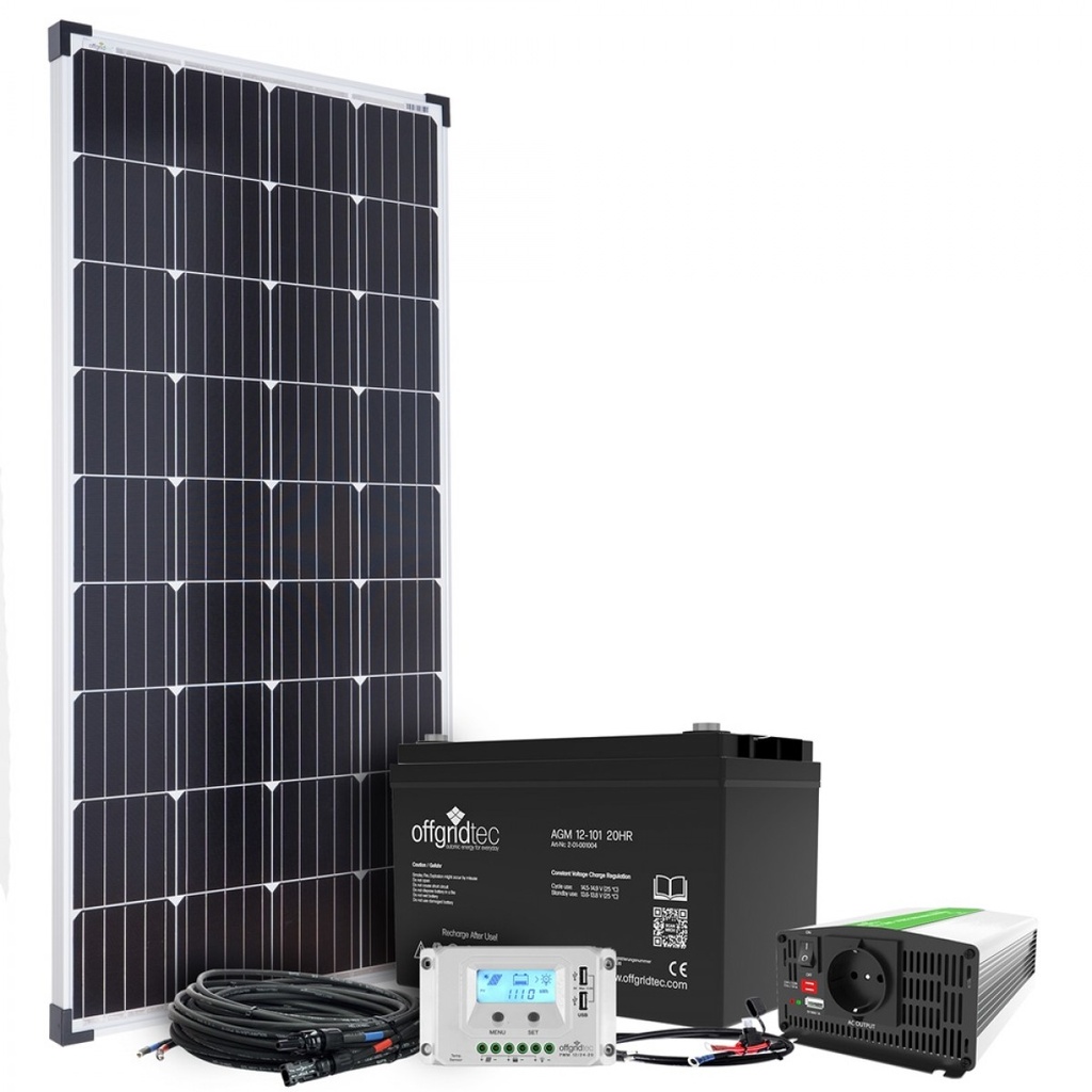 [OGT4-01-002660] Offgridtec Autark S-Master 130W Solarmodul 101Ah AGM 500W AC Leistung
