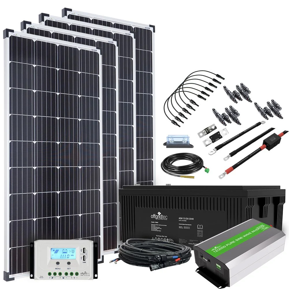[OGT4-01-002680] Offgridtec Autark XXL-Master 600W Solar - 1500W AC Leistung 260Ah AGM Akku 12V 230V