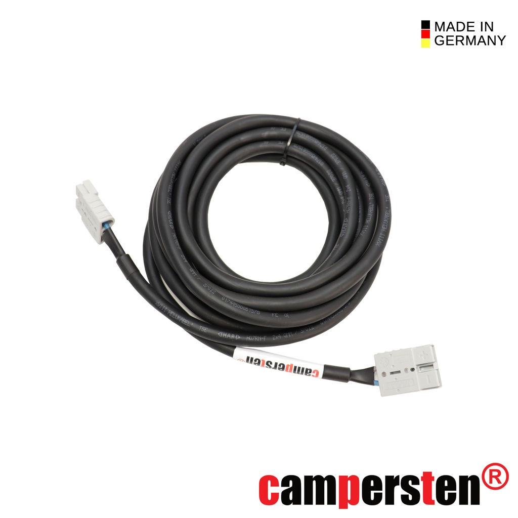 [CPT-VERL-A50-2x6mm] 5m Verlängerungskabel 2x6mm² für Solartaschen mit 50A Anderson Stecker z.B. FSP-2 und SunFolder