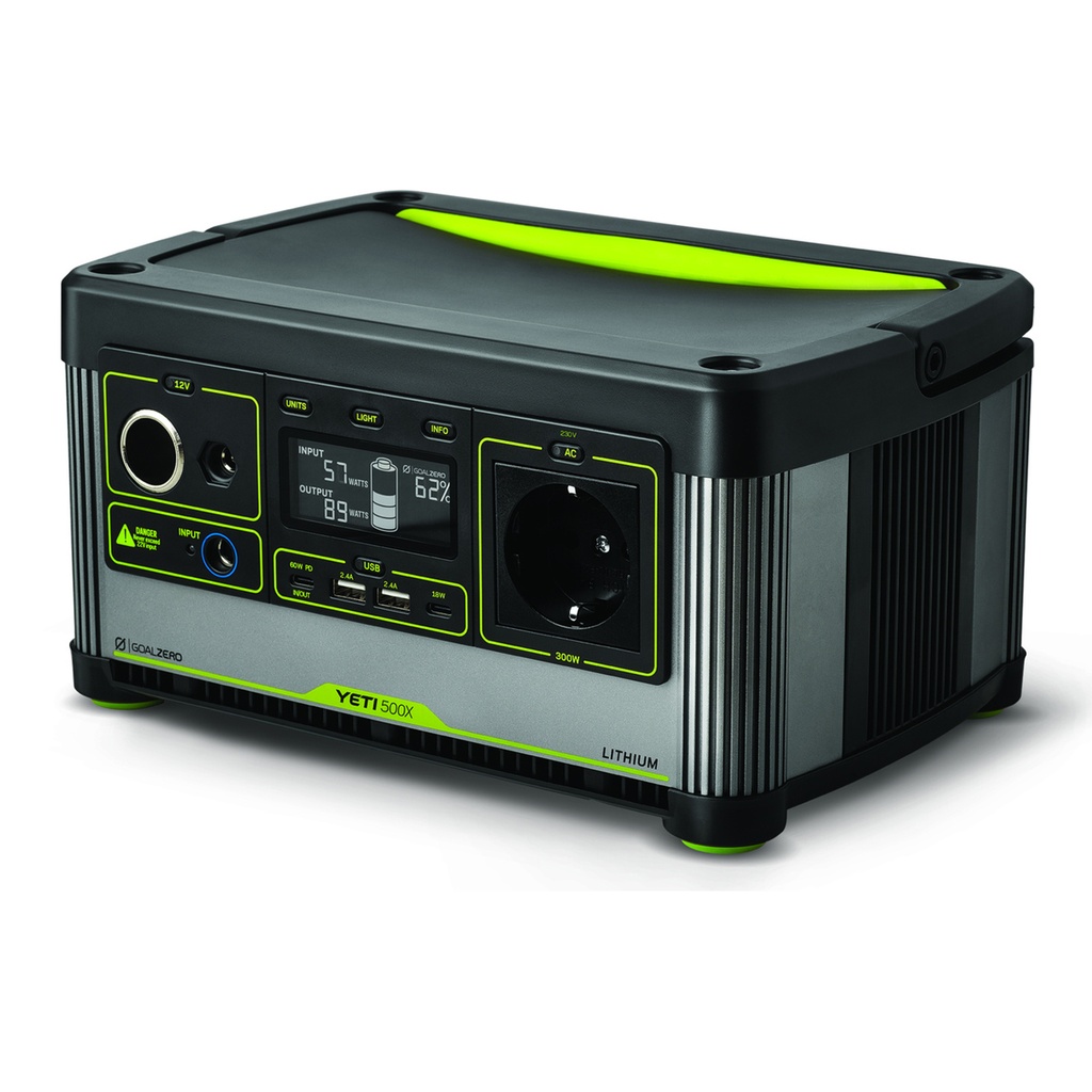 [GFGZ-Yeti-500X-Li] Goal Zero Yeti 500X Powerstation EU-Version mit 0% Umsatzsteuer nach §12 Abs. 3 UStG