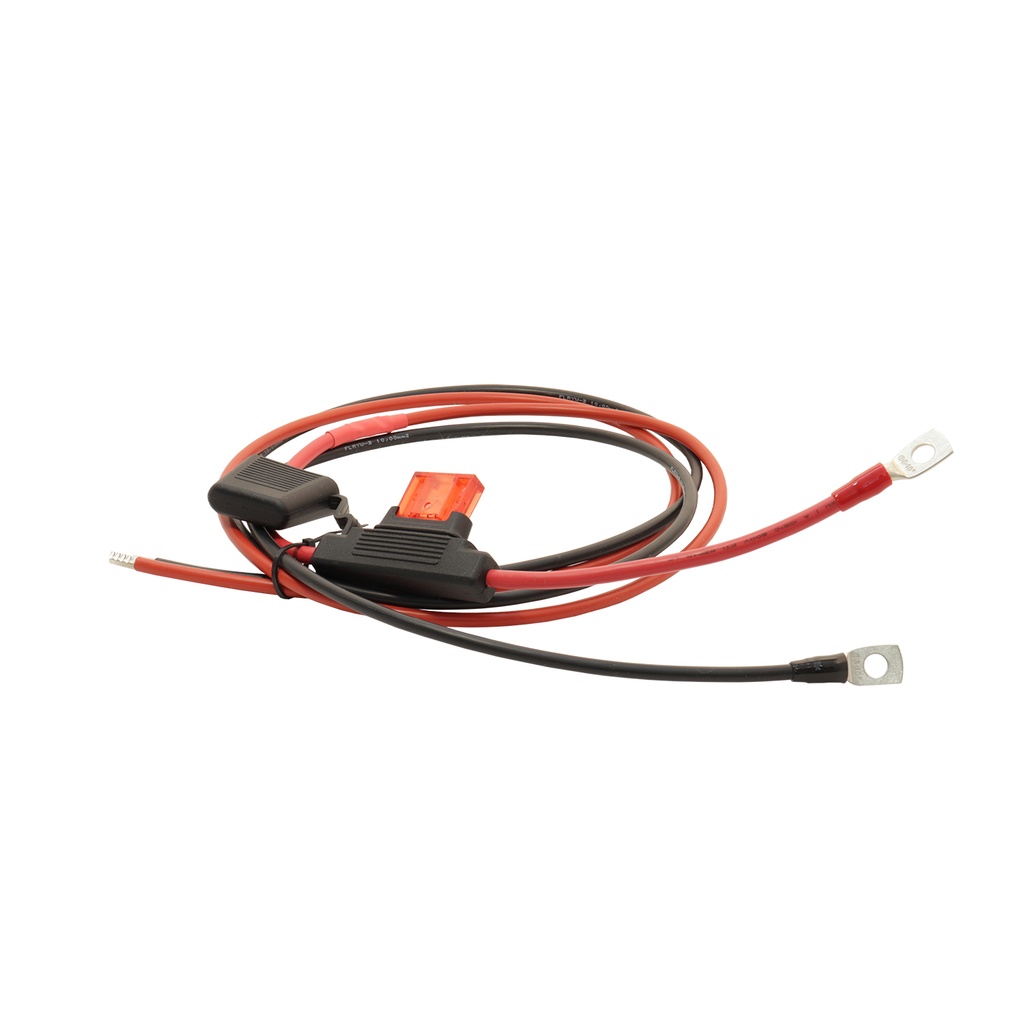 [CPTBAKA50-10mm] 10mm² Batterieanschlußkabel BAKA50 mit 50A Sicherung und M8 Kabelschuh
