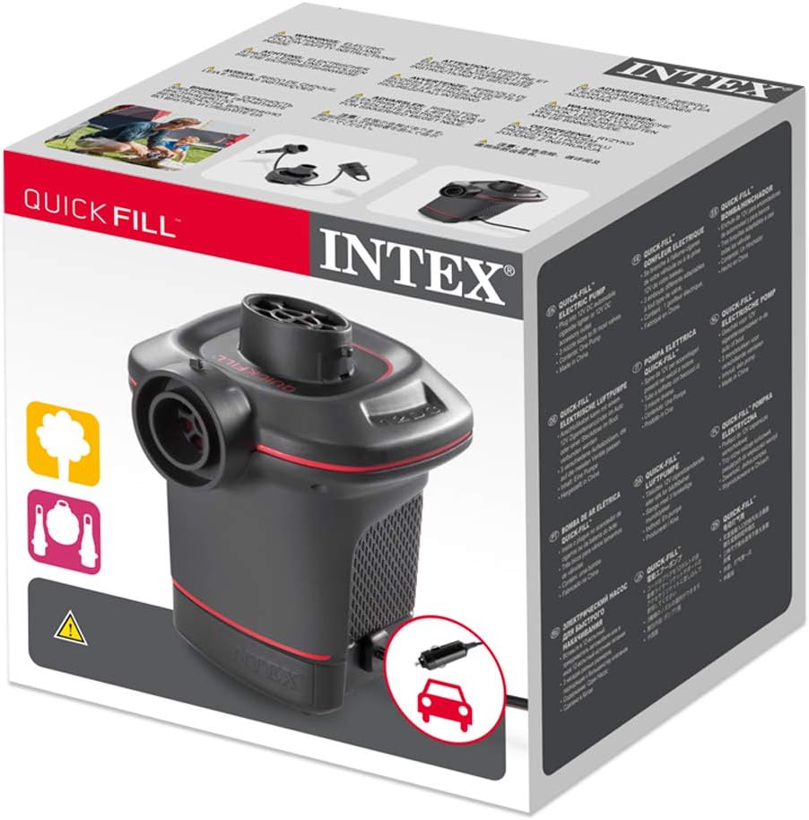 [TWM-66636] Intex Luftpumpe elektrisch für Luftmatratzen DC 12V
