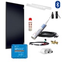 155W Wohnmobil-Solaranlage, Komplett-Set mit Schindel Zellen OLP, Victron MPPT BT Laderegler und weißen Haltespoiler von campersten®