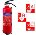 Feuerlöscher 2Kg. Smartwares SW BB2 2Kg Pulverlöscher mit Halterung