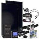 Offgridtec® MobileBlack 200W Wohnmobil Solaranlage 30A MPPT DUO Laderegler OLP PERC Solarmodul