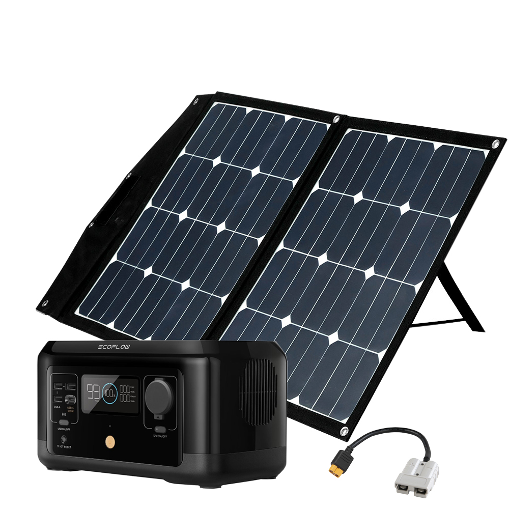[OGT4-01-014295] SparBundle EcoFlow River Mini Powerstation + Offgridtec Solartasche