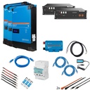 Solarspeicher Heimspeicher-System als Victron ESS 7 kWh 2x US3000C 15 kVA (3 Phasen m. 5 kVA) mit integriertem GX 1 freier DC Anschluss