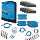 Solarspeicher Heimspeicher-System als Victron ESS 28 kWh 8x US3000C 15 kVA (3 Phasen m. 5 kVA) mit Cerbo GX 1 freier DC Anschluss