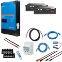 Solarspeicher Heimspeicher-System als Victron ESS 7 kWh 2x US3000C 5 kVA (1 Phase) mit integriertem GX 1 freier DC Anschluss