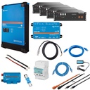 Solarspeicher Heimspeicher-System als Victron ESS 14 kWh 4x US3000C 5 kVA (1 Phase) mit Cerbo GX 1 freier DC Anschluss