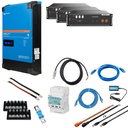 Solarspeicher Heimspeicher-System als Victron ESS 10,5 kWh 3x US3000C 5 kVA (1 Phase) mit integriertem GX 1 freier DC Anschluss