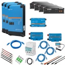 Solarspeicher Heimspeicher-System als Victron ESS 14 kWh 4x US3000C 9 kVA (3 Phasen m. 3 kVA)  mit Cerbo GX 1 freier DC Anschluss