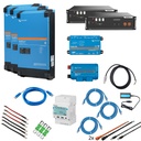 Solarspeicher Heimspeicher-System als Victron ESS 7 kWh 2x US3000C 9 kVA (3 Phasen m. 3 kVA) mit Cerbo GX 1 freier DC Anschluss