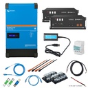 Solarspeicher Heimspeicher-System als Victron ESS 9,6 kWh 2x US5000C 5 kVA (1 Phase) mit integriertem GX, 1 freier DC Anschl.