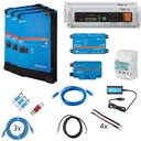 Solarspeicher Heimspeicher-System als Victron ESS 10,24 2x Pytes V5 15 kVA (3 Phasen m. 5 kVA) mit Cerbo GX 1 freier DC Anschluss