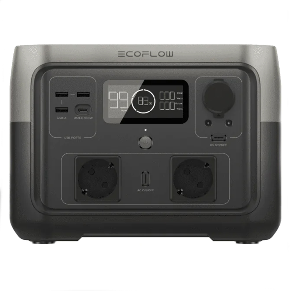 [OGT2-11-015820] EcoFlow River 2 Max Powerstation 512Wh 500W AC USB Port