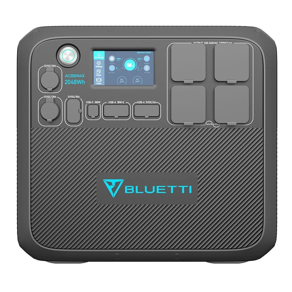[OGT2-25-014715] Bluetti AC200 Max Powerstation 2200W 2048Wh