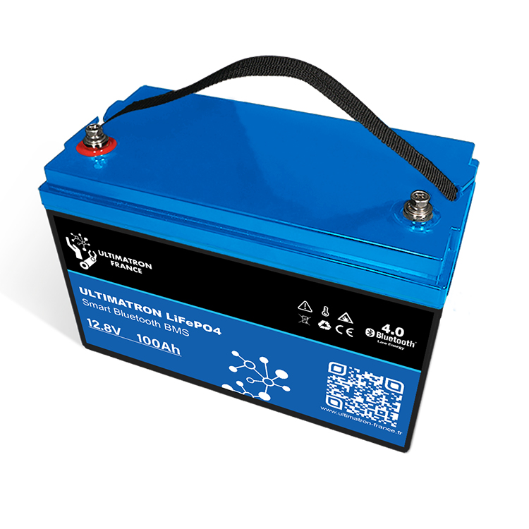 ULTIMATRON® LiFePO4 12,8V 100Ah (102Ah) Solarakku mit Smart BMS 1280Wh (1305Wh)