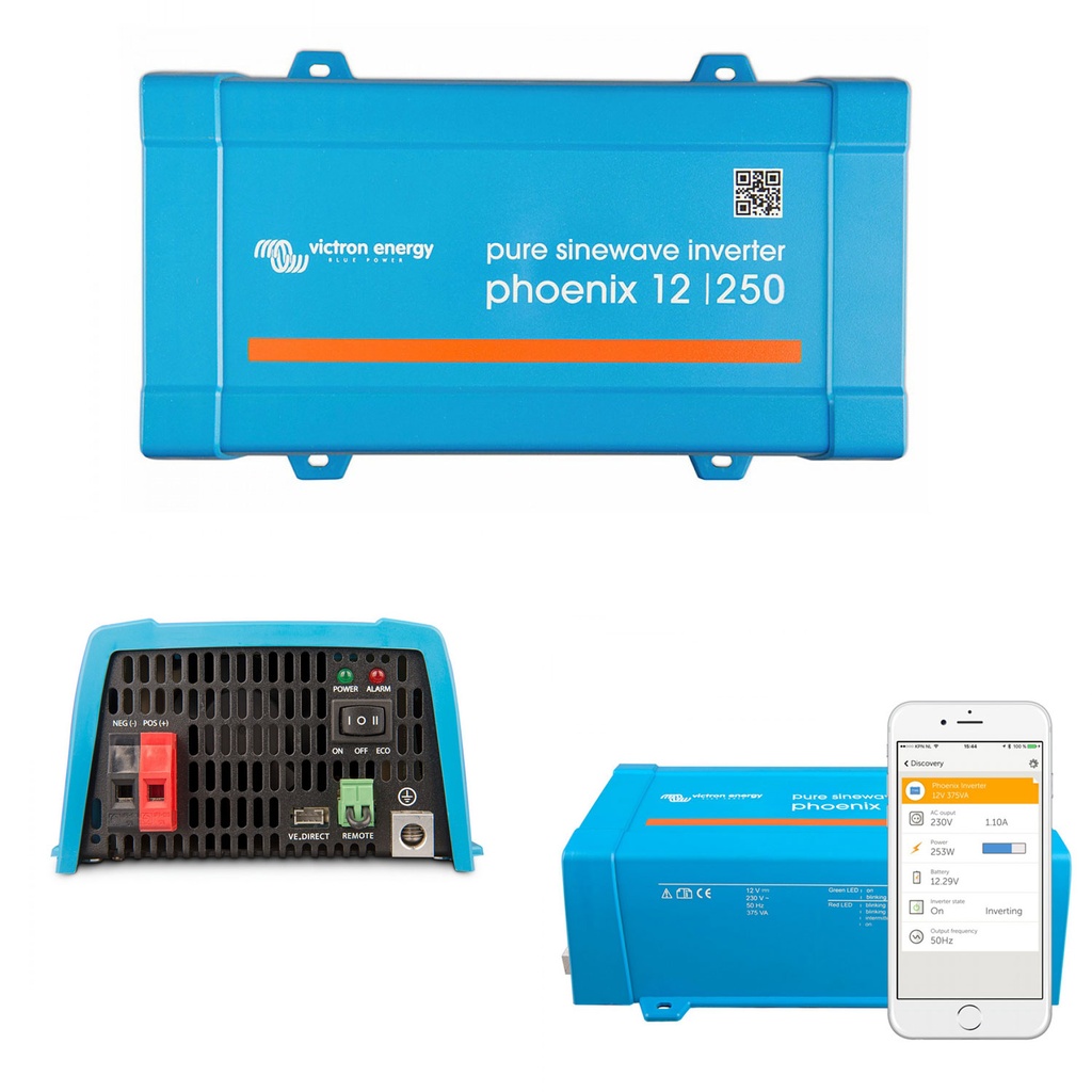 [Victron-Phoenix-VE-Direct-WR-V] Victron Phoenix Sinus Wechselrichter VE.Direct 12/24/48V 800-1200VA