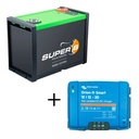 Set mit 30A Bluetooth Ladebooster und Super B NOMIA 12V210AH
