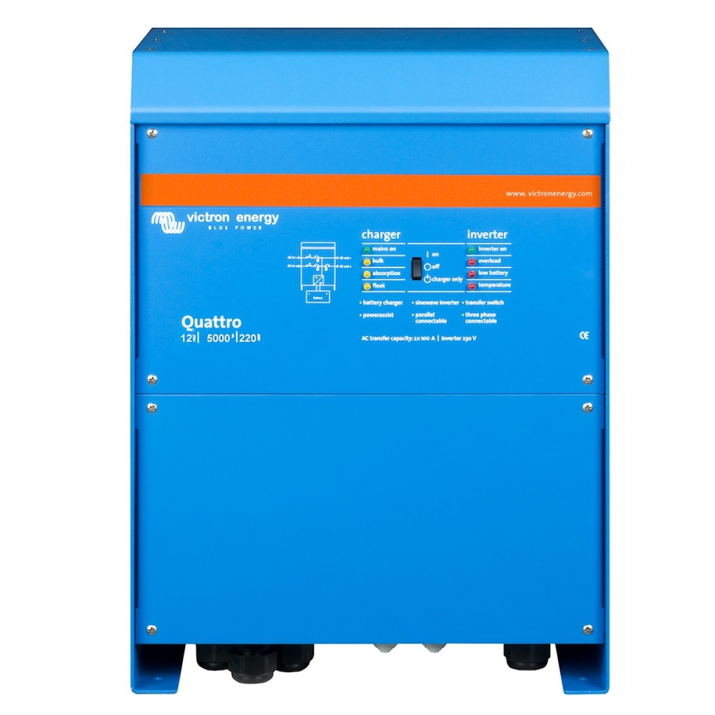 Victron Quattro 12/5000/220 Wechselrichter 4000W und Ladegerät