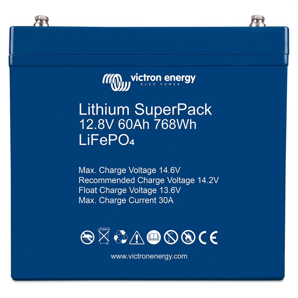 Victron Lithium SuperPack 12,8V/60Ah (M6) LiFePO4