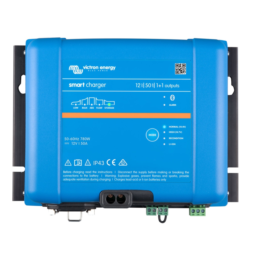 Victron Smart IP43 Charger 12/50(1+1) 230V
