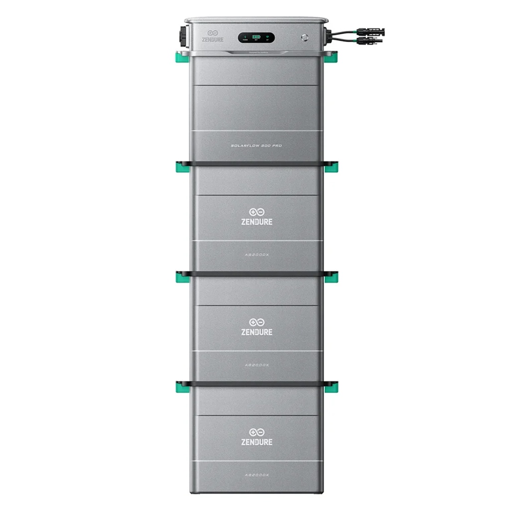 Zendure SolarFlow Set 7,68kWh 800 Pro mit 3x AB2000X Erweiterungsbatterie