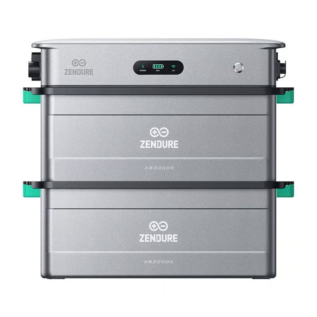 Zendure SolarFlow Set 5,76kWh 2400 AC mit 2x AB3000X Erweiterungsbatterie