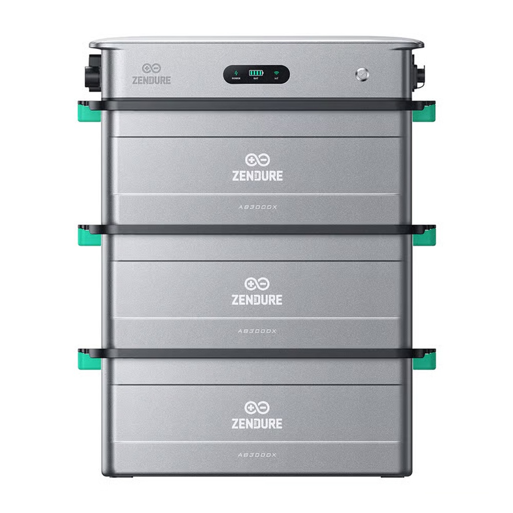 Zendure SolarFlow Set 8,64kWh 2400 AC mit 3x AB3000X Erweiterungsbatterie